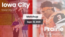 Matchup: Iowa City High vs. Prairie  2020