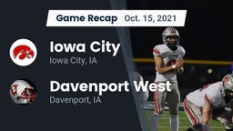 Recap: Iowa City  vs. Davenport West  2021