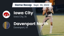 Recap: Iowa City  vs. Davenport North  2022