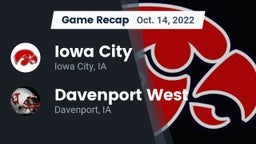 Recap: Iowa City  vs. Davenport West  2022