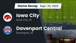 Recap: Iowa City  vs. Davenport Central  2023