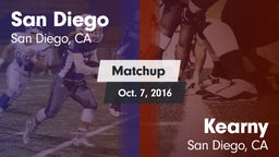 Matchup: San Diego High vs. Kearny  2016