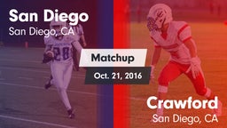 Matchup: San Diego High vs. Crawford  2016