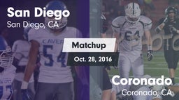 Matchup: San Diego High vs. Coronado  2016