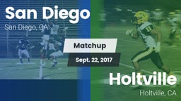 Matchup: San Diego High vs. Holtville  2017