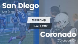 Matchup: San Diego High vs. Coronado  2017