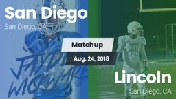 Matchup: San Diego High vs. Lincoln  2018