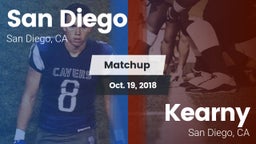 Matchup: San Diego High vs. Kearny  2018