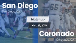 Matchup: San Diego High vs. Coronado  2019