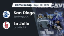 Recap: San Diego  vs. La Jolla  2022