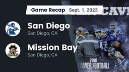 Recap: San Diego  vs. Mission Bay  2023