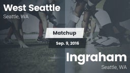 Matchup: West Seattle High vs. Ingraham  2016