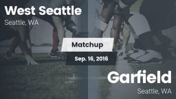Matchup: West Seattle High vs. Garfield  2016