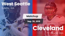Matchup: West Seattle High vs. Cleveland  2016
