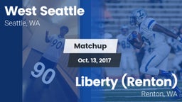 Matchup: West Seattle High vs. Liberty  (Renton) 2017