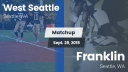Matchup: West Seattle High vs. Franklin  2018