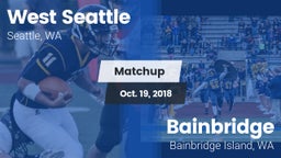 Matchup: West Seattle High vs. Bainbridge  2018