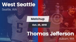 Matchup: West Seattle High vs. Thomas Jefferson  2018