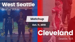 Matchup: West Seattle High vs. Cleveland  2019