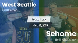 Matchup: West Seattle High vs. Sehome  2019