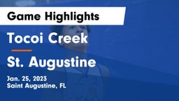 Tocoi Creek  vs St. Augustine  Game Highlights - Jan. 25, 2023