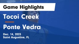 Tocoi Creek  vs Ponte Vedra  Game Highlights - Dec. 14, 2023