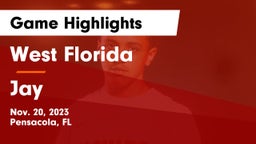 West Florida  vs Jay  Game Highlights - Nov. 20, 2023
