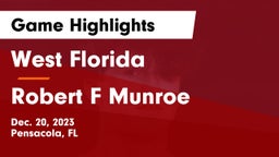 West Florida  vs Robert F Munroe Game Highlights - Dec. 20, 2023