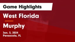 West Florida  vs Murphy  Game Highlights - Jan. 3, 2024