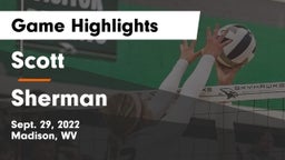 Scott  vs Sherman  Game Highlights - Sept. 29, 2022