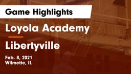 Loyola Academy  vs Libertyville  Game Highlights - Feb. 8, 2021