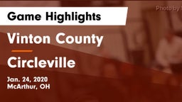 Vinton County  vs Circleville  Game Highlights - Jan. 24, 2020