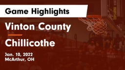 Vinton County  vs Chillicothe  Game Highlights - Jan. 10, 2022