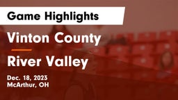 Vinton County  vs River Valley  Game Highlights - Dec. 18, 2023