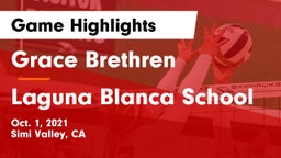 Grace Brethren  vs Laguna Blanca School Game Highlights - Oct. 1, 2021