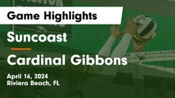 Suncoast  vs Cardinal Gibbons  Game Highlights - April 16, 2024