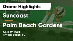 Suncoast  vs Palm Beach Gardens  Game Highlights - April 19, 2024