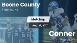 Matchup: Boone County High vs. Conner  2017