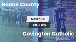 Matchup: Boone County High vs. Covington Catholic  2019