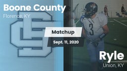 Matchup: Boone County High vs. Ryle  2020