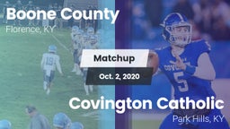 Matchup: Boone County High vs. Covington Catholic  2020