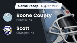 Recap: Boone County  vs. Scott  2021