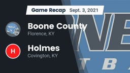 Recap: Boone County  vs. Holmes  2021