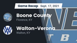 Recap: Boone County  vs. Walton-Verona  2021