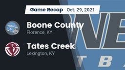 Recap: Boone County  vs. Tates Creek  2021