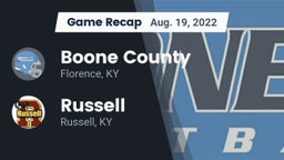 Recap: Boone County  vs. Russell  2022