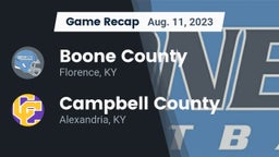 Recap: Boone County  vs. Campbell County  2023