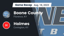 Recap: Boone County  vs. Holmes  2023