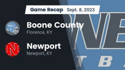 Recap: Boone County  vs. Newport  2023
