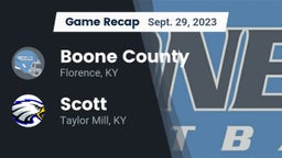 Recap: Boone County  vs. Scott  2023